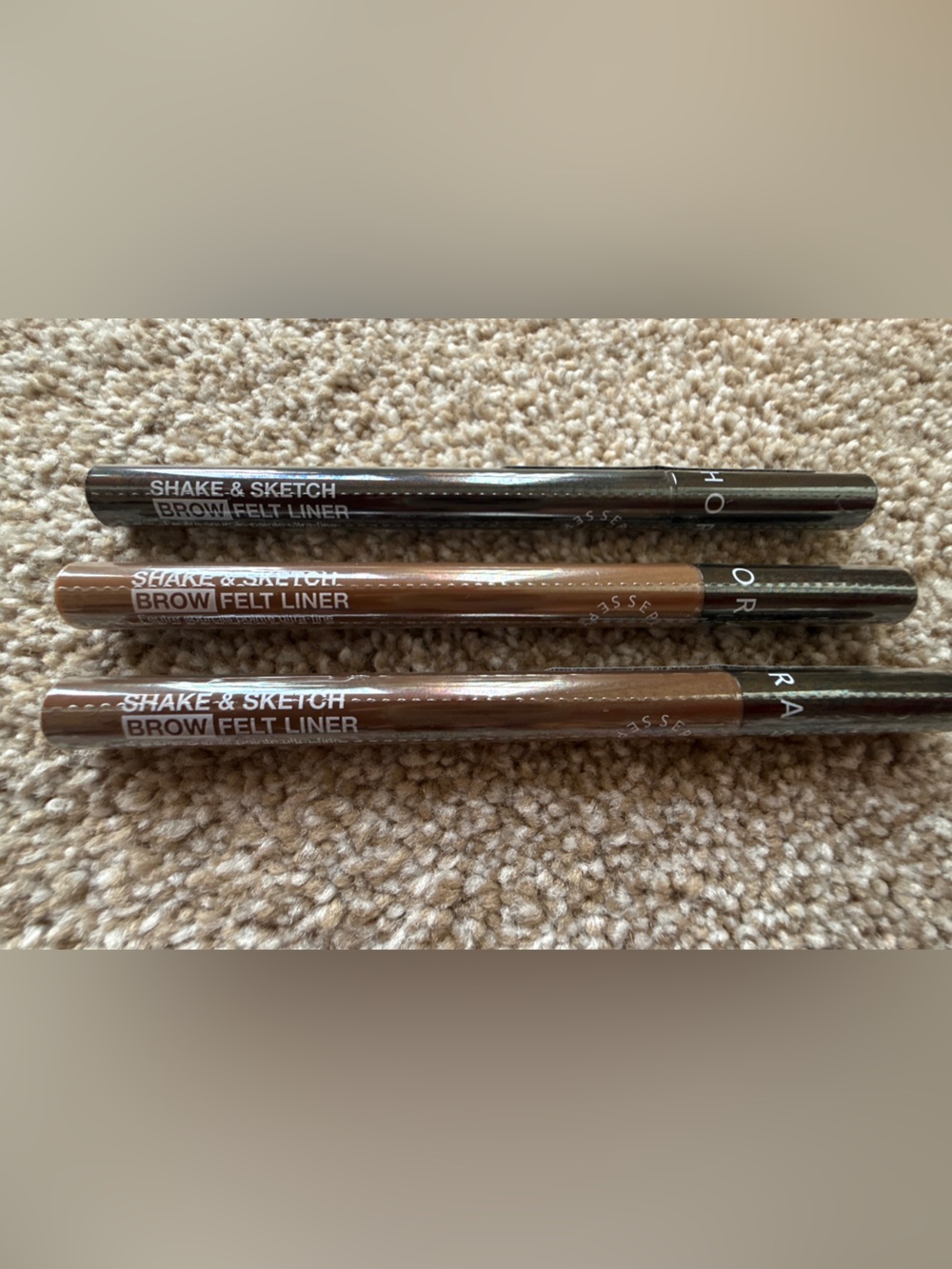 Sephora Shake & Sketch Brow Felt Liner — (Set of 3)